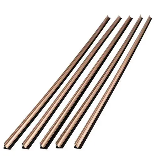 47" Vinyl Inside Corner Trim, Polished Copper - pack of 5 47" Vinyl Inside Corner Trim, Polished Copper - pack of 5