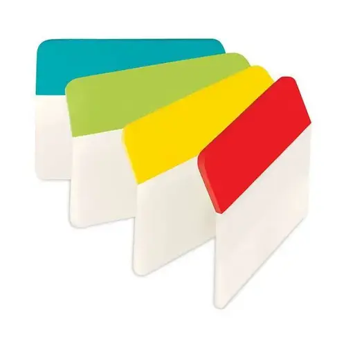 2" Plain Solid Color Angled Tabs, 1/5-Cut, Assorted Colors, 2" Wide - pack of 24 2" Plain Solid Color Angled Tabs, 1/5-Cut, Assorted Colors, 2" Wide - pack of 24