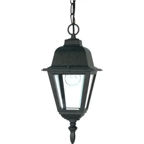 Nuvo Briton 6 X 18 In. 1-Light Hanging Outdoor Lantern (Textured Black) Nuvo Briton 6 X 18 In. 1-Light Hanging Outdoor Lantern (Textured Black)