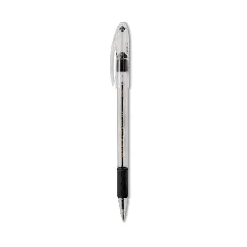 R.s.v.p. Pen Stick M 1 Mm Black Ink Clear/Black Barrel - pack of 12 R.s.v.p. Pen Stick M 1 Mm Black Ink Clear/Black Barrel - pack of 12