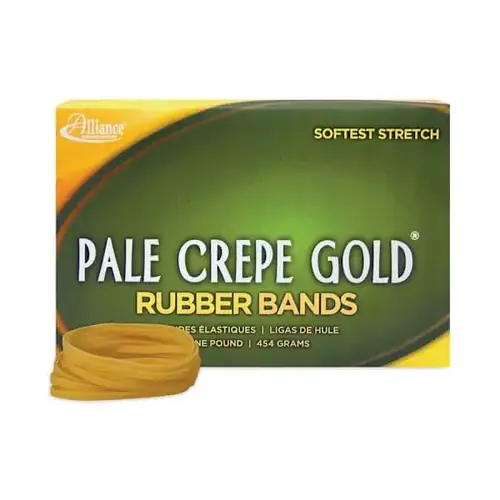 Pale Crepe Gold Rubber Bands Size 32 Golden Crepe - pack of 1100 Pale Crepe Gold Rubber Bands Size 32 Golden Crepe - pack of 1100