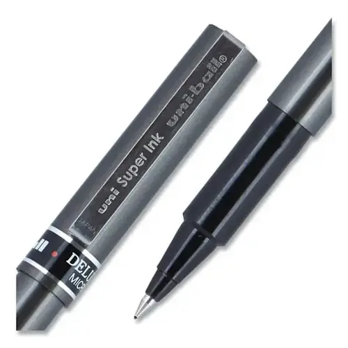 Rollerball Pen Extra-Fine 0.5 Mm Black Ink Gray/Black Brl - pack of 12 Rollerball Pen Extra-Fine 0.5 Mm Black Ink Gray/Black Brl - pack of 12