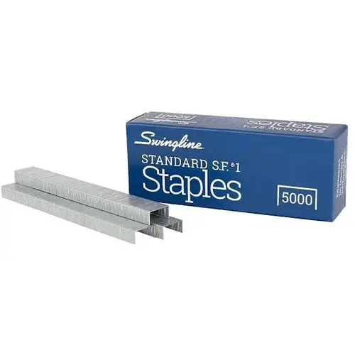 Standard Staples 210 Per Strip Chisel Point Silver - pack of 5000 Standard Staples 210 Per Strip Chisel Point Silver - pack of 5000