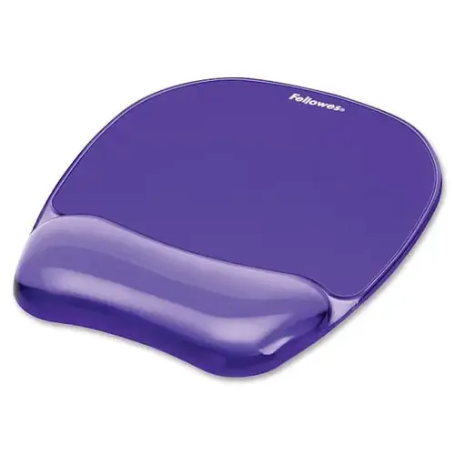 Crystals Gel Mousepad/Wrist Rest 0.75" X 7.88" X 9.19" Purple Crystals Gel Mousepad/Wrist Rest 0.75" X 7.88" X 9.19" Purple