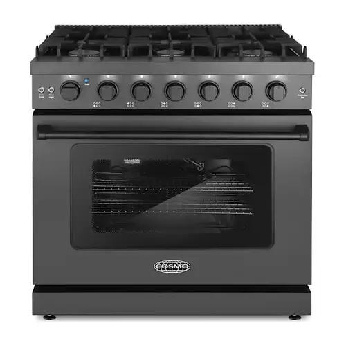 36" Haven Collection 6 Cu Ft Gas Range Convection Oven Black 36" Haven Collection 6 Cu Ft Gas Range Convection Oven Black