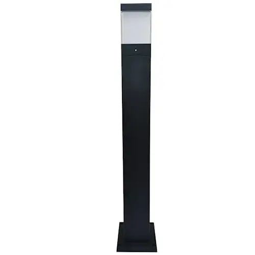 31" Square Bollard Light, Hardwired, 1200 Lumens, 5000k, 12 Watt, Black 31" Square Bollard Light, Hardwired, 1200 Lumens, 5000k, 12 Watt, Black