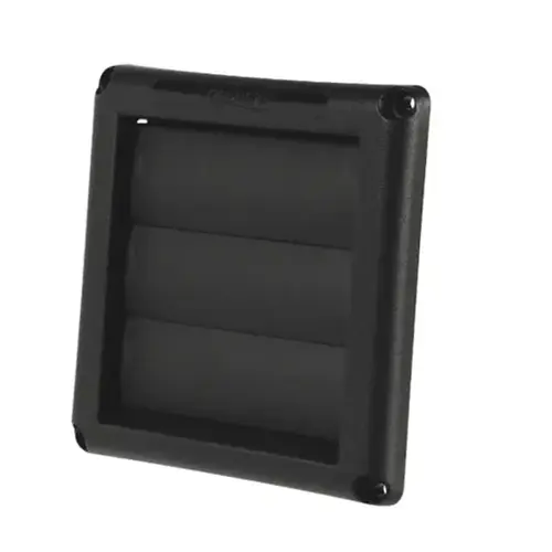 1.5" L X 4" D Black Plastic Vent Dryer Hood Black 1.5" L X 4" D Black Plastic Vent Dryer Hood Black