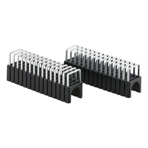 #19 Insulated Cable Staples, Black, 5/16" X 5/16", 300 Count #19 Insulated Cable Staples, Black, 5/16" X 5/16", 300 Count