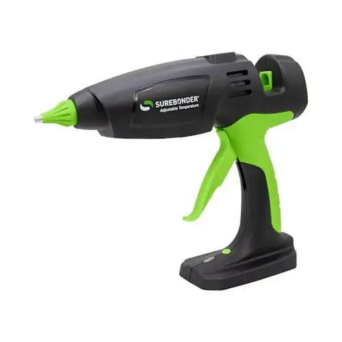 Adjustable Temperature Full Size Hot Glue Gun, 200 Watt, 18 Volt Adjustable Temperature Full Size Hot Glue Gun, 200 Watt, 18 Volt