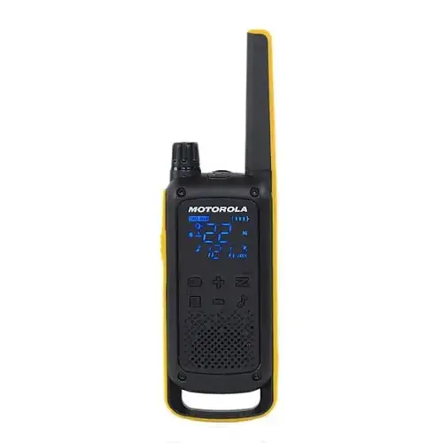 T470 Black And Yellow 2-Way Radio With Belt Clip - pack of 2 T470 Black And Yellow 2-Way Radio With Belt Clip - pack of 2