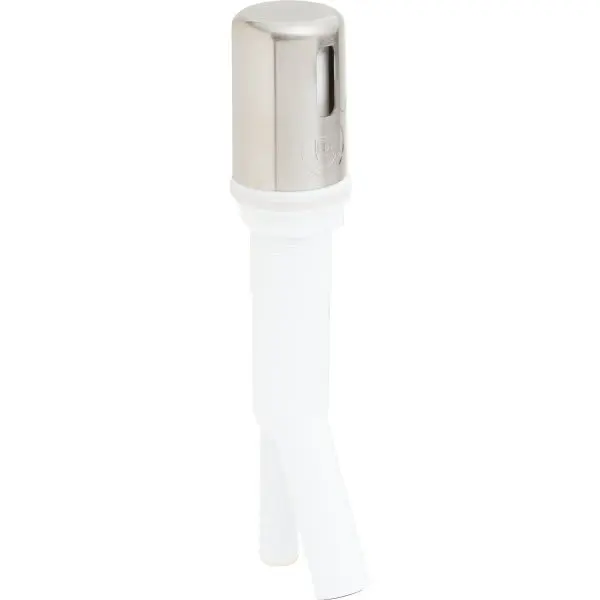 GENERIC PRIVATE BRAND Brushed Nickel Polyethylene Air Gap - pack of 2 410531