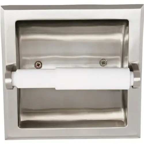 Millbridge Satin Nickel Recessed Toilet Paper Holder Millbridge Satin Nickel Recessed Toilet Paper Holder