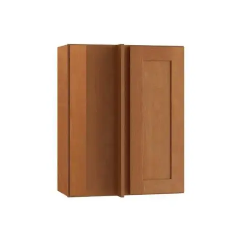 Newport 24 In. W X 12 In. D X 30 In. H Assembled Plywood Blind Wall Kitchen Cabinet In Cinnamon With Soft Close LH Newport 24 In. W X 12 In. D X 30 In. H Assembled Plywood Blind Wall Kitchen Cabinet In Cinnamon With Soft Close LH