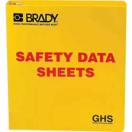Ghs - 1.5" Safety Data Sheet Binder - English Ghs - 1.5" Safety Data Sheet Binder - English