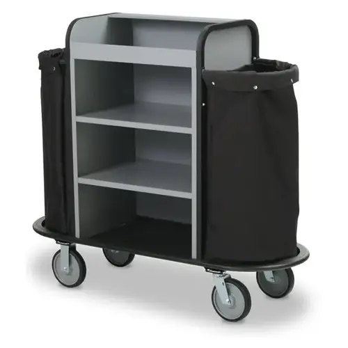 3 Sided Aluminum Housekeeping Cart 3 Sided Aluminum Housekeeping Cart