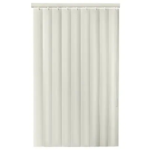 3.5 In. X 35 In. X 72 In. Standard Vertical Blind, Alabaster 3.5 In. X 35 In. X 72 In. Standard Vertical Blind, Alabaster