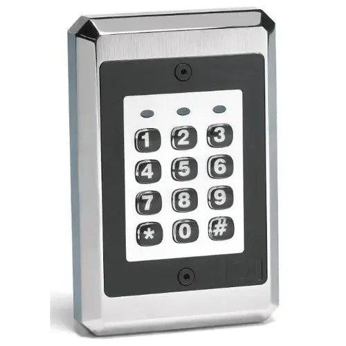 Keypad, 120 Users Weather Resistant, Flush Mounted Keypad, 120 Users Weather Resistant, Flush Mounted
