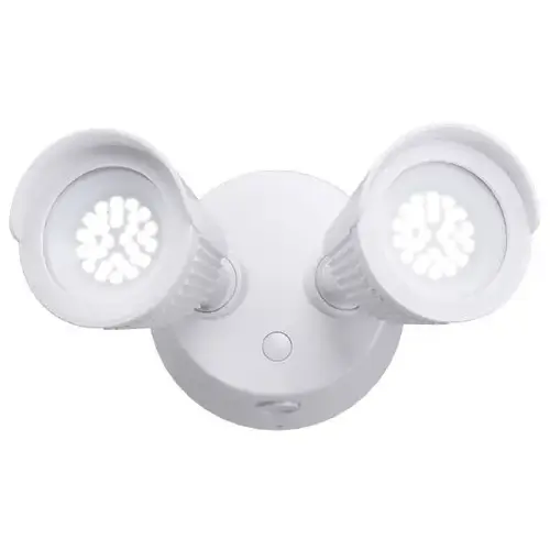 Stellar 22w Led Twin Head White Outdoor Dusk To Dawn Flood 2250 Lumens 5cct Stellar 22w Led Twin Head White Outdoor Dusk To Dawn Flood 2250 Lumens 5cct