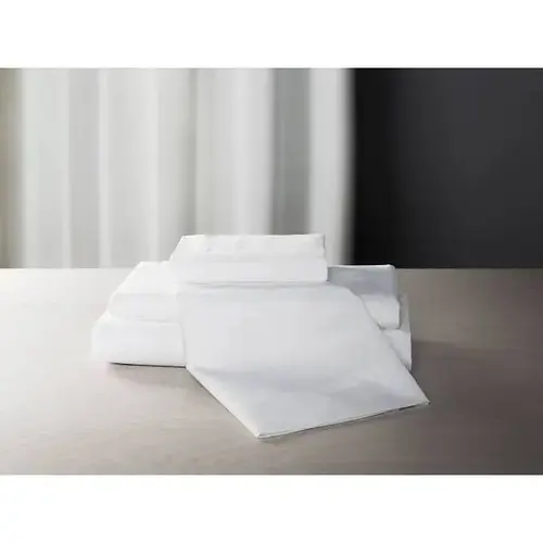 Pure Green Sustainable T250 King Flat 114x120 Cotton/Recycled Poly - pack of 24 Pure Green Sustainable T250 King Flat 114x120 Cotton/Recycled Poly - pack of 24