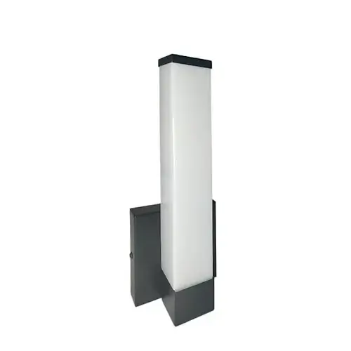 5.5" 1-Light Square Wall Lantern Sconce, Up/Down, Matte Black 5.5" 1-Light Square Wall Lantern Sconce, Up/Down, Matte Black