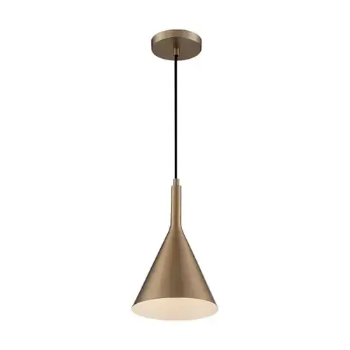 Lightcap 1 Light Small Pendant, Medium Base, Burnished Brass Lightcap 1 Light Small Pendant, Medium Base, Burnished Brass