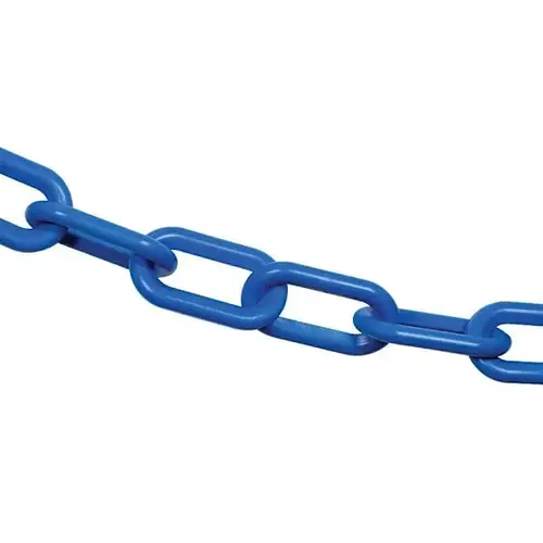 2" X 100 Blue Biodegradable Plastic Safety Chain 2" X 100 Blue Biodegradable Plastic Safety Chain