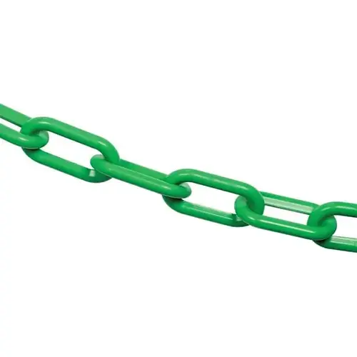 2" X 500 Green Biodegradable Plastic Safety Chain 2" X 500 Green Biodegradable Plastic Safety Chain