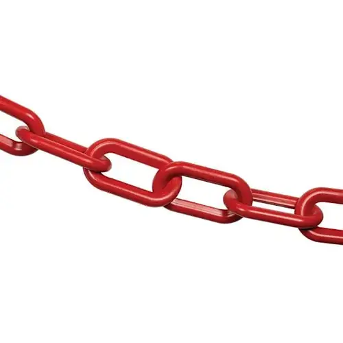 2" X 25 Red Biodegradable Plastic Safety Chain 2" X 25 Red Biodegradable Plastic Safety Chain