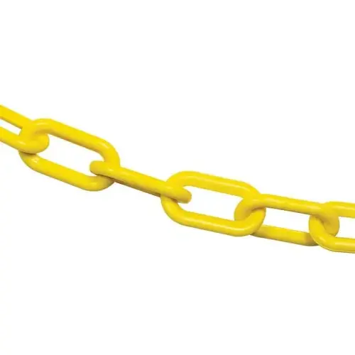 2" X 25 Yellow Biodegradable Plastic Safety Chain 2" X 25 Yellow Biodegradable Plastic Safety Chain