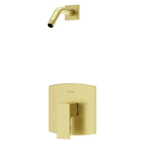Pfirst Modern Shower Only Faucet In Brushed Gold Pfirst Modern Shower Only Faucet In Brushed Gold