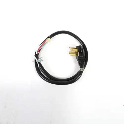 Replacement Black 4 ft 4-Wire 30 Amp Cord For Dryer, Part # 5304512980 Replacement Black 4 ft 4-Wire 30 Amp Cord For Dryer, Part # 5304512980