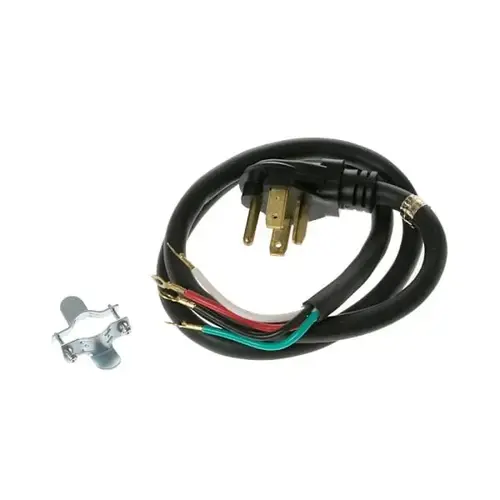 Replacement 4 ft 4-Wire 30 Amp Cord For Dryer, Part # Wx09x10018 Replacement 4 ft 4-Wire 30 Amp Cord For Dryer, Part # Wx09x10018