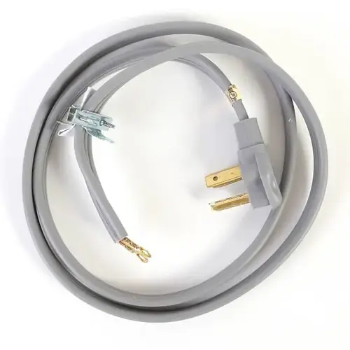 Replacement Gray 6 ft 3-Wire 30 Amp Cord For Dryer, Part # 5304512981 Replacement Gray 6 ft 3-Wire 30 Amp Cord For Dryer, Part # 5304512981