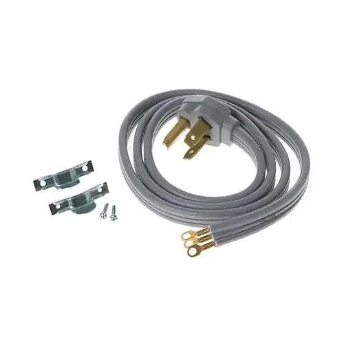 Replacement 5 ft 3-Wire 30 Amp Cord For Dryer, Part # Wx09x10003 Replacement 5 ft 3-Wire 30 Amp Cord For Dryer, Part # Wx09x10003