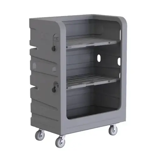 48 Cubic Foot Gray Heavy Duty Turnabout Truck - 38 Bushel 48 Cubic Foot Gray Heavy Duty Turnabout Truck - 38 Bushel