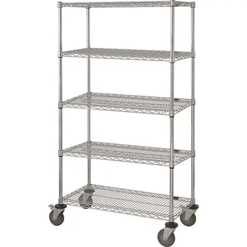 Mobile Cart 48"W X 24"D X 80"H Chrome Mobile Cart 48"W X 24"D X 80"H Chrome