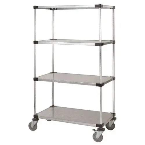 Mobile Cart 36"W X 24"D X 69"H Chrome M2436sg46 Mobile Cart 36"W X 24"D X 69"H Chrome M2436sg46