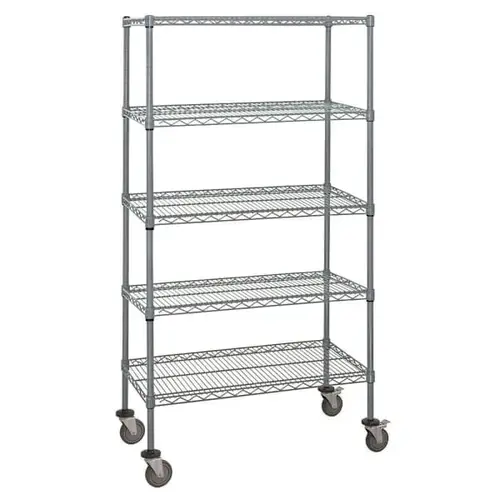 Mobile Cart 60"W X 24"D X 80"H Gray Epoxy Mobile Cart 60"W X 24"D X 80"H Gray Epoxy