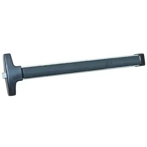 36 Rim Exit Device Satin Aluminum With Hex Key Dogging 36 Rim Exit Device Satin Aluminum With Hex Key Dogging