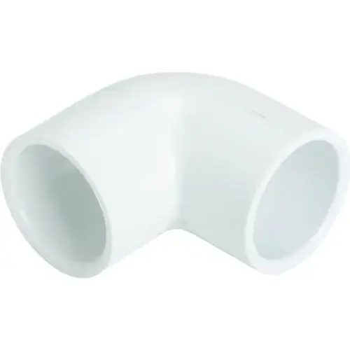Pvc 90 degree Elbow, Schedule 40, 2 X 2" White Pvc 90 degree Elbow, Schedule 40, 2 X 2" White