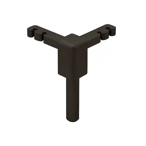 Showcase Corner - Dark Black Bronze Anodized Showcase Corner - Dark Black Bronze Anodized