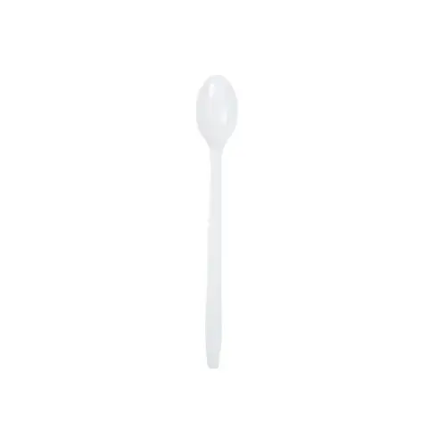 Soda Spoon 8 IN PP White Individually Wrapped - pack of 1000 Soda Spoon 8 IN PP White Individually Wrapped - pack of 1000