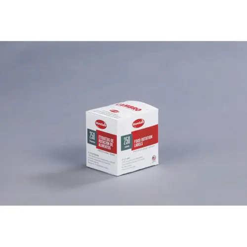 Food Rotation Label 3X2 IN White Dissolvable Food Rotation Label 3X2 IN White Dissolvable