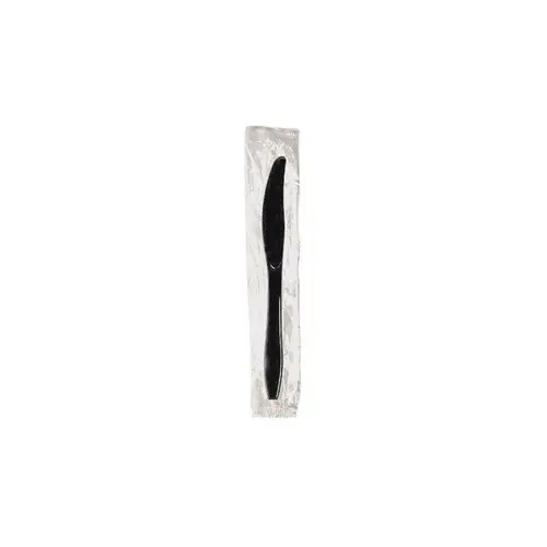 WNA Knife PP Black Heavy Duty Individually Wrapped - pack of 1000 WNA Knife PP Black Heavy Duty Individually Wrapped - pack of 1000