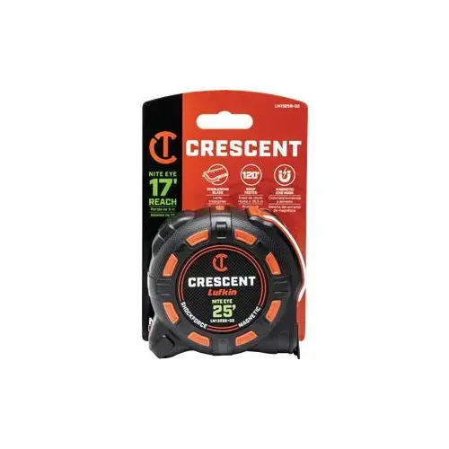 Lufkin Shockforce Nite Eye G2 1-1/4 In. x 25 Ft. Magnetic Tape Measure Lufkin Shockforce Nite Eye G2 1-1/4 In. x 25 Ft. Magnetic Tape Measure