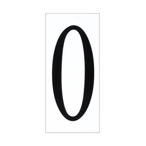 Generation Lighting Address Light Plastic Address Number 0 Tile (White) Generation Lighting Address Light Plastic Address Number 0 Tile (White)