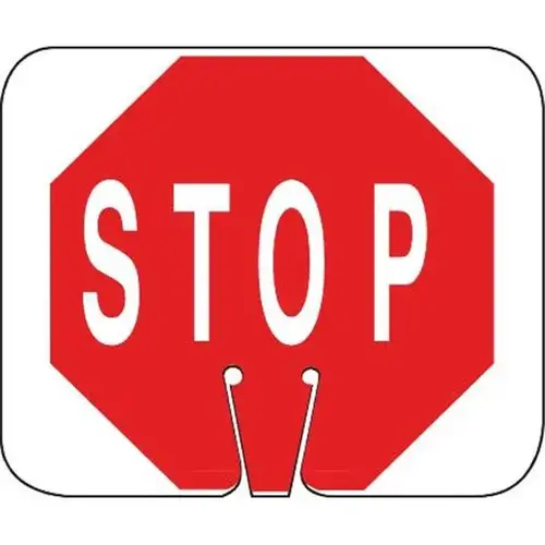 Stop Traffic Cone, Snap-On Sign Stop Traffic Cone, Snap-On Sign