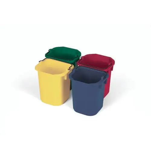 Rubbermaid Comm 1.25 Gal. Multi-Color Plastic Disinfecting Pail - pack of 4 Rubbermaid Comm 1.25 Gal. Multi-Color Plastic Disinfecting Pail - pack of 4