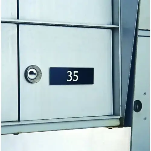 Custom Engraved Mailbox Number 3 X 1" Custom Engraved Mailbox Number 3 X 1"