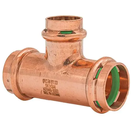 Quickfitting Surepress 1" X 1" X 3/4" Copper Tee Quickfitting Surepress 1" X 1" X 3/4" Copper Tee